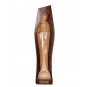 Nuestra Señora de Fátima, estilizada y pintada con respaldo de madera