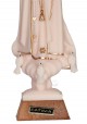 Nossa Senhora de Fátima Capelinha, Imitação de Marfim c/ Galão 28cm
