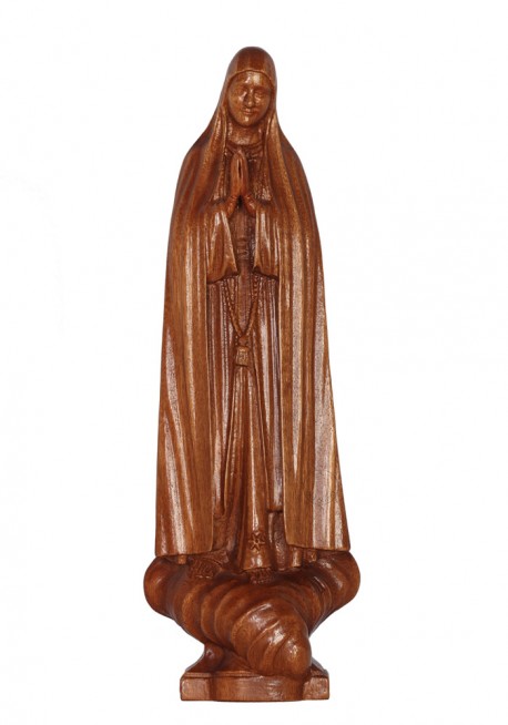 Nossa Senhora de Fátima Capelinha, Madeira com Verniz 30cm