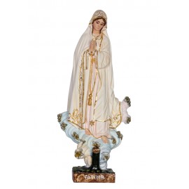 Nuestra Señora de Fátima, encina en madera 30cm