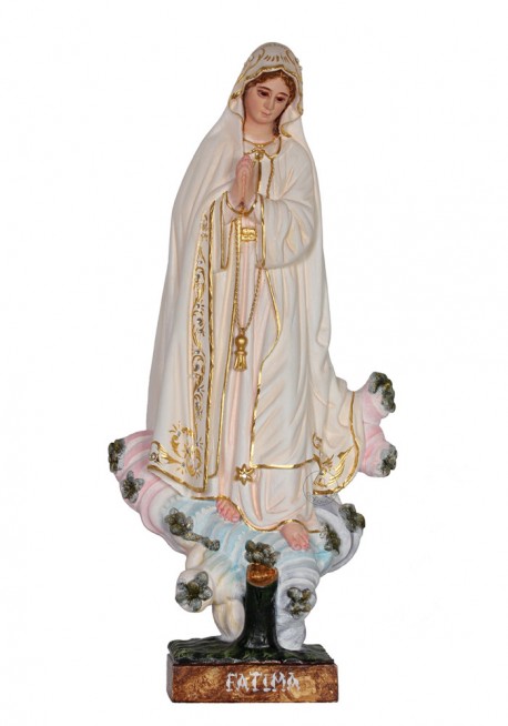 Nuestra Señora de Fátima, Azinheira en Madera 37cm