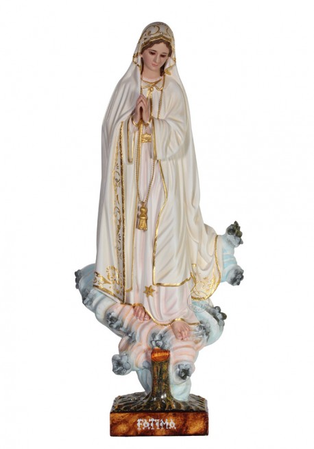 Nossa Senhora de Fátima, Azinheira em Madeira 60cm