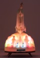 Aparição de Fátima, Luminosa c/ Galão, Música e Luz 24cm