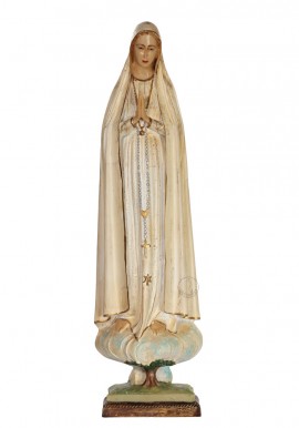 Nossa Senhora de Fátima Peregrina, Patinada em Marfinite 49cm