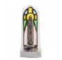 Our Lady of Fatima Pilgrim, Bronze in Bell Jar