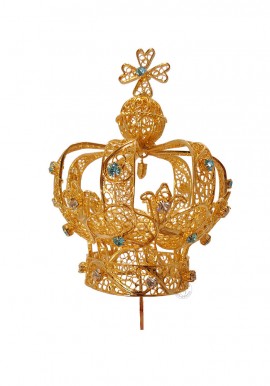 Corona para Nuestra Señora de Fátima 70cm a 83cm, Filigrana