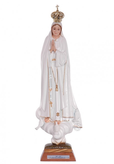 Nossa Senhora de Fátima, Centenário c/ Olhos de Cristal 45cm