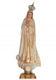 Statue of Our Lady of Fatima, Patinated w/ Crystal Eyes 83cm