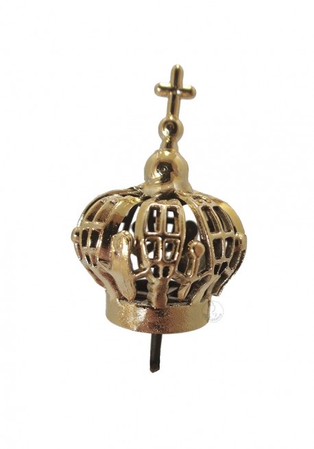 Coroa para Nossa Senhora de Fátima 25cm, Plástico