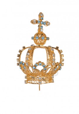 Coroa para Nossa Senhora de Fátima 50cm a 64cm, Filigrana (Rica)