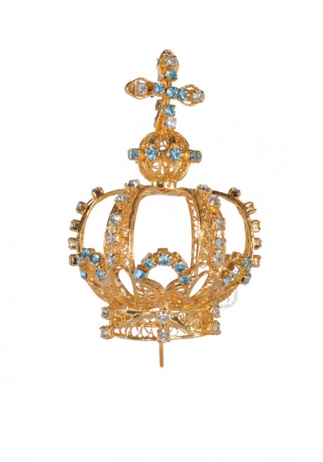 Coroa para Nossa Senhora de Fátima 50cm a 64cm, Filigrana (Rica)