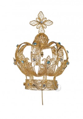 Corona para Nuestra Señora de Fátima 100cm a 120cm, Filigrana