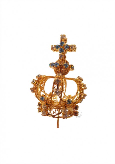 Coroa para Nossa Senhora de Fátima 50cm a 64cm, Filigrana (Rica)