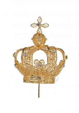 Corona para Nuestra Señora de Fátima 64cm a 73cm, Filigrana